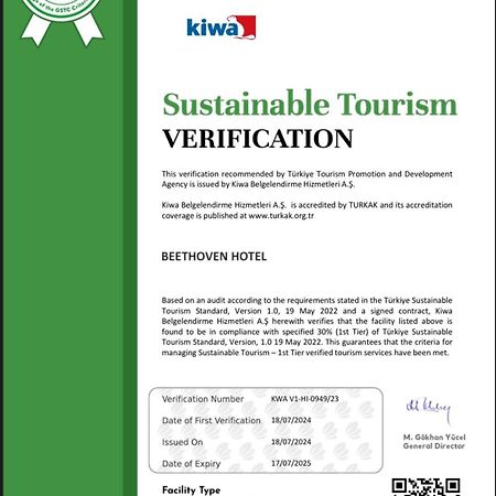 Beethoven Hotel - Special Category Istanbul Exteriör bild